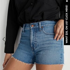 Madewell - curvy perfect vintage short
